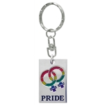 מחזיק מפתחות Pride וסמל נשים כפול 